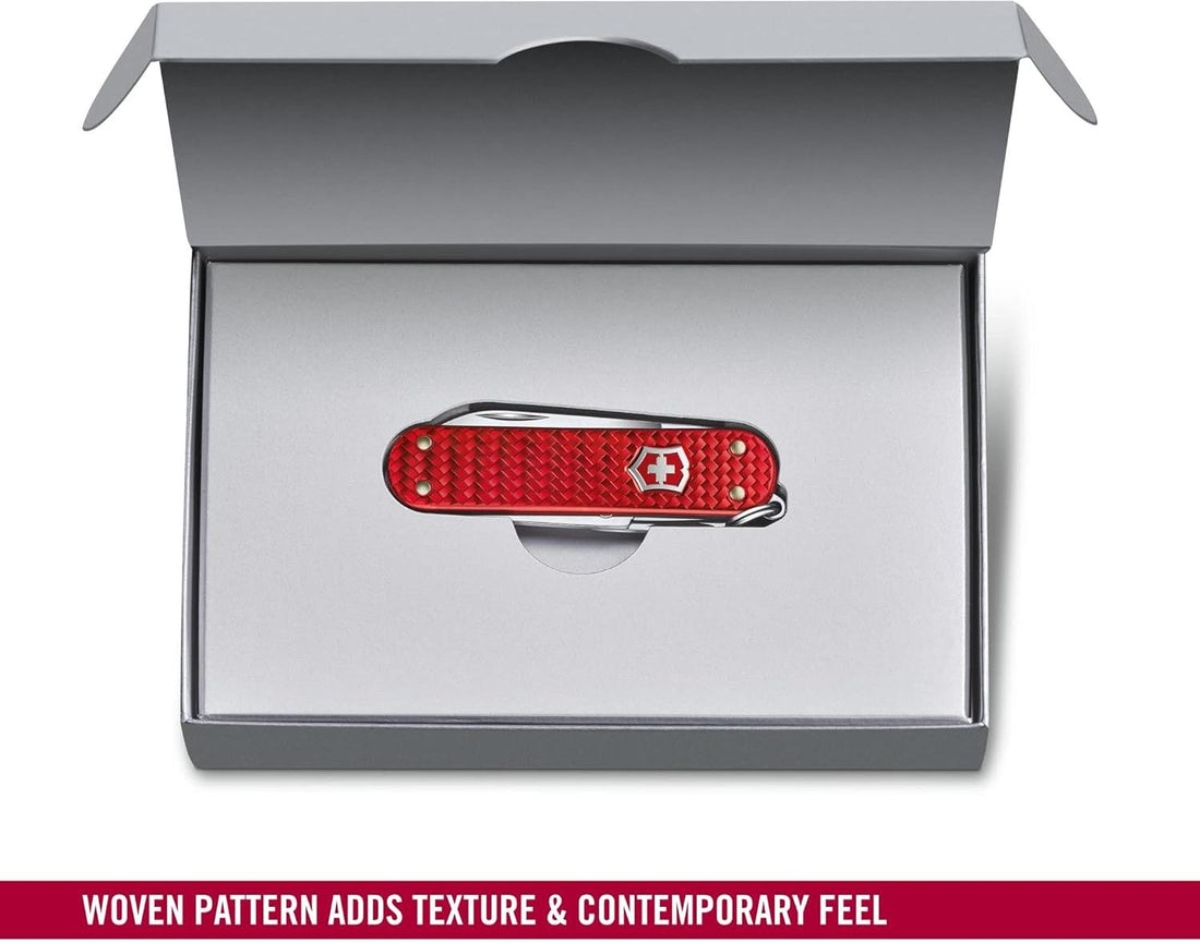 Victorinox - Classic Precious Alox Iconic Red Swiss Army Knife - 0.6221.401G