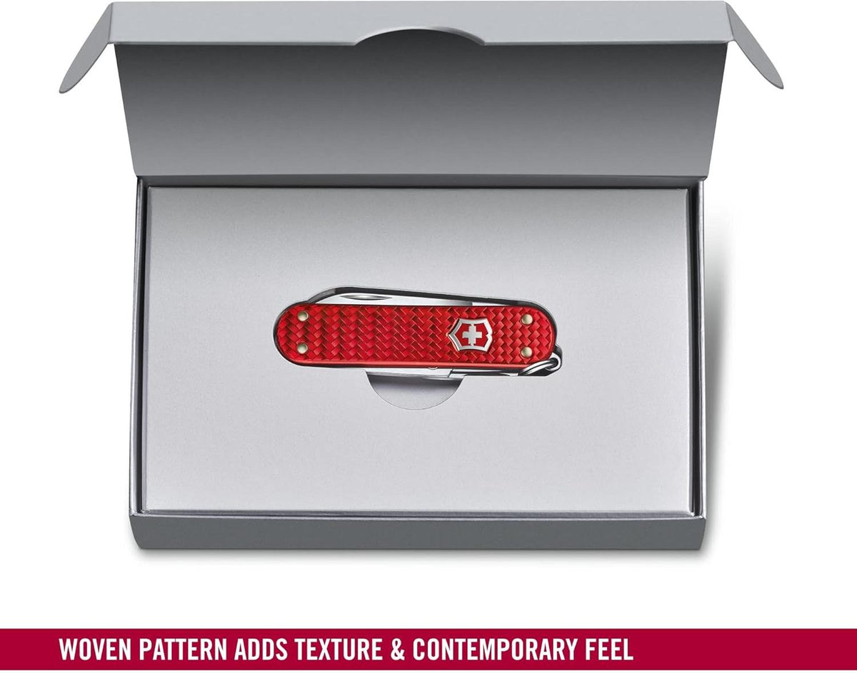 Victorinox - Classic Precious Alox Iconic Red Swiss Army Knife - 0.6221.401G