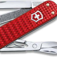 Victorinox - Classic Precious Alox Iconic Red Swiss Army Knife - 0.6221.401G