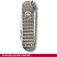 Victorinox - Classic Precious Alox Infinite Grey Swiss Army Knife - 0.6221.4031G