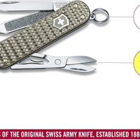 Victorinox - Classic Precious Alox Infinite Grey Swiss Army Knife - 0.6221.4031G