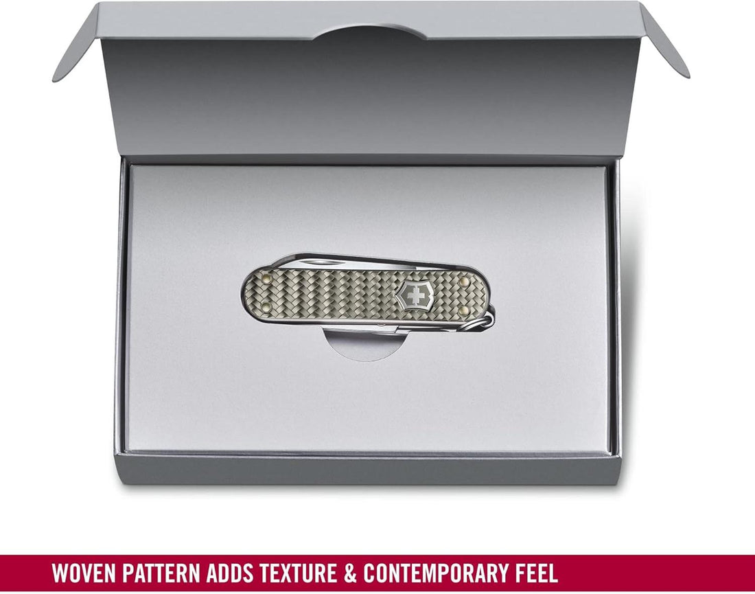 Victorinox - Classic Precious Alox Infinite Grey Swiss Army Knife - 0.6221.4031G