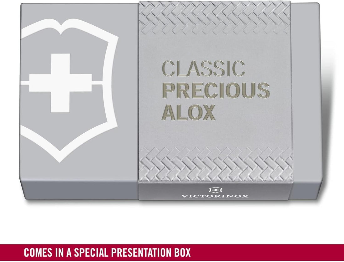 Victorinox - Classic Precious Alox Infinite Grey Swiss Army Knife - 0.6221.4031G