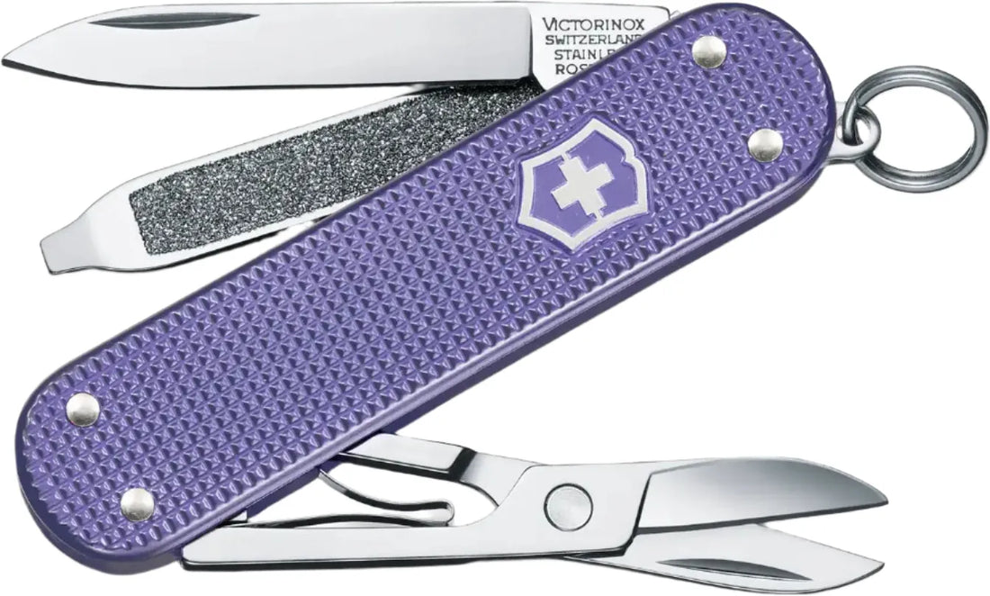 Victorinox - Classic SD Alox Electric Lavender Purple Swiss Army Knife, CC Box Packing - 0.6221.223G