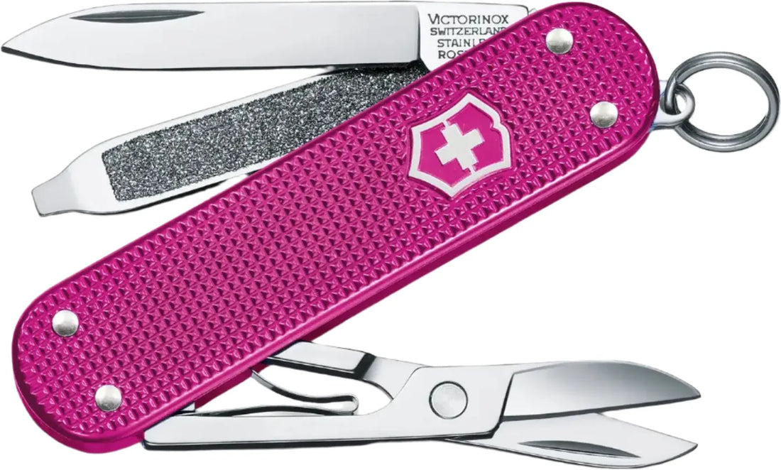 Victorinox - Classic SD Alox Flamingo Party Pink Swiss Army Knife, CC Box Packing - 0.6221.251G