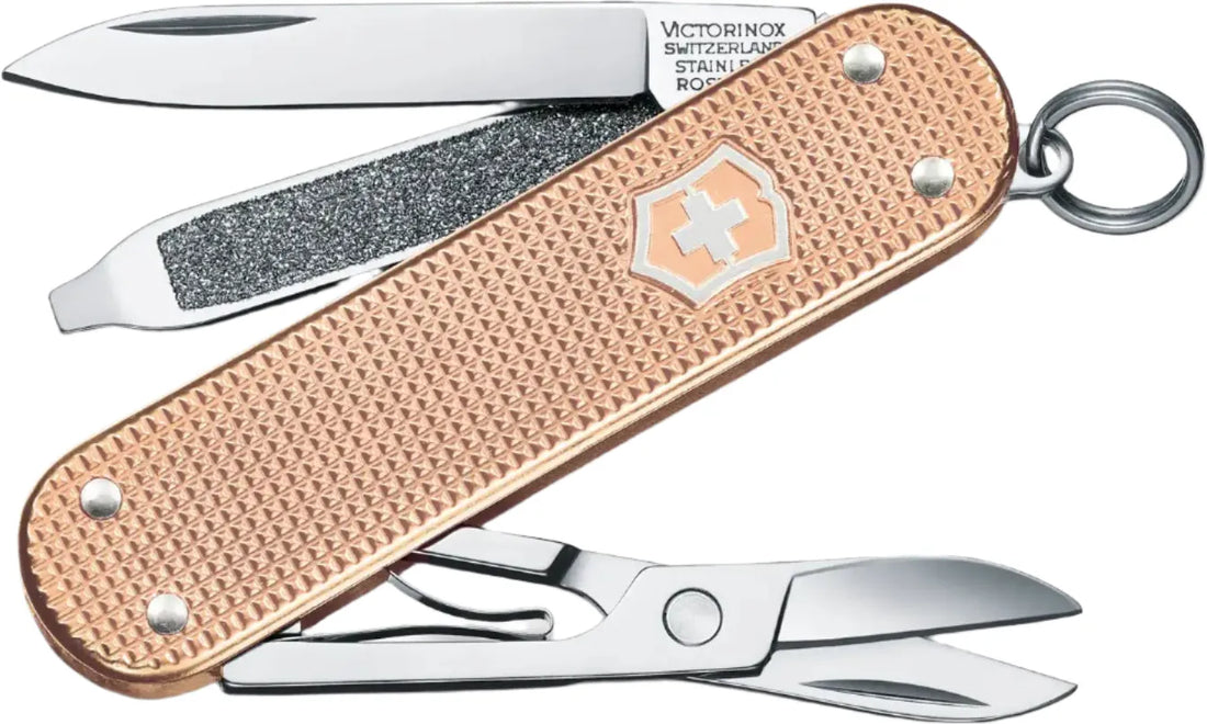 Victorinox - Classic SD Alox Fresh Peach Pink Swiss Army Knife, CC Box Packing - 0.6221.202G