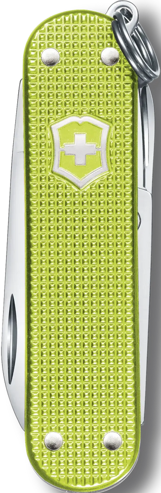 Victorinox - Classic SD Alox Lime Twist Green Swiss Army Knife, CC Box Packing - 0.6221.241G