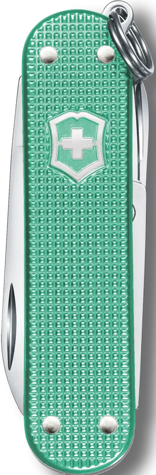 Victorinox - Classic SD Alox Minty Mint Green Swiss Army Knife, CC Box Packing - 0.6221.221G