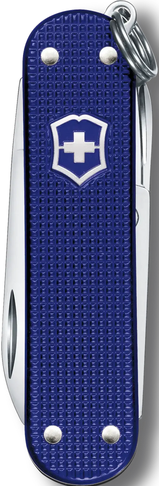 Victorinox - Classic SD Alox Night Dive Blue Swiss Army Knife, CC Box Packing - 0.6221.222G