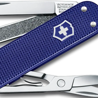 Victorinox - Classic SD Alox Night Dive Blue Swiss Army Knife, CC Box Packing - 0.6221.222G