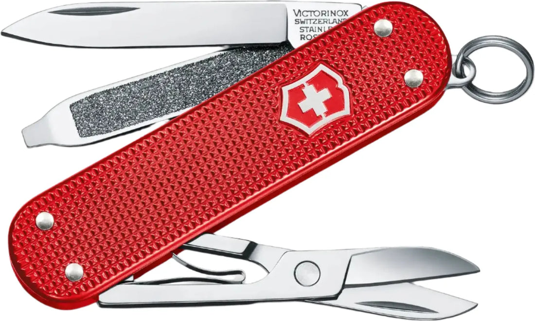 Victorinox - Classic SD Alox Sweet Berry Red Swiss Army Knife, CC Box Packing - 0.6221.201G