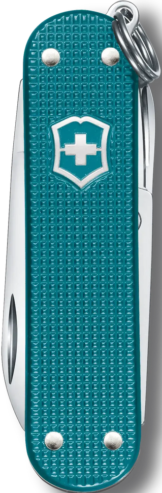 Victorinox - Classic SD Alox Wild Jungle Blue Swiss Army Knife, CC Box Packing - 0.6221.242G