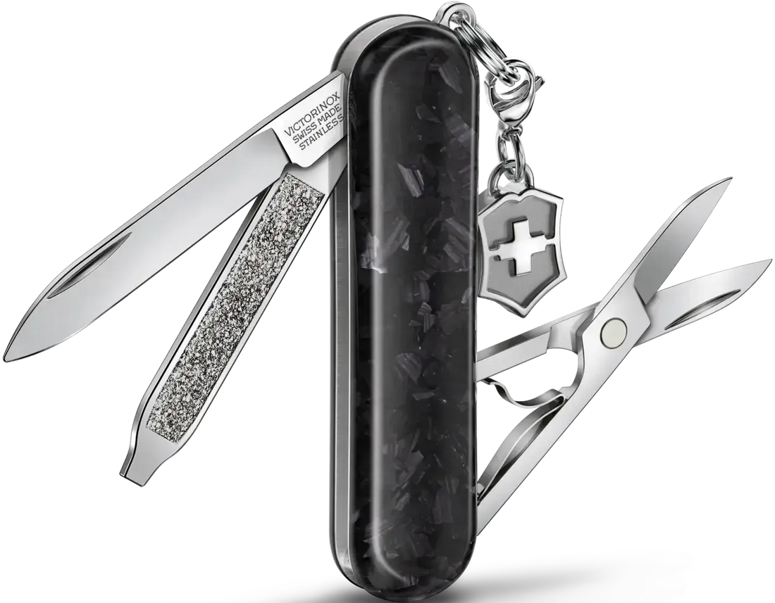 Victorinox - Classic SD Brilliant Carbon Swiss Army Knife - 0.6221.90