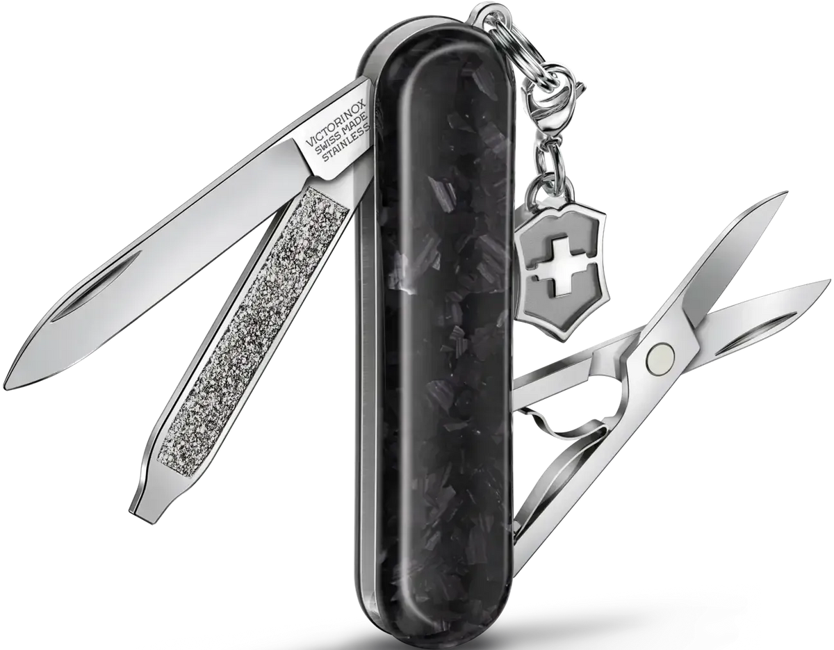 Victorinox - Classic SD Brilliant Carbon Swiss Army Knife - 0.6221.90