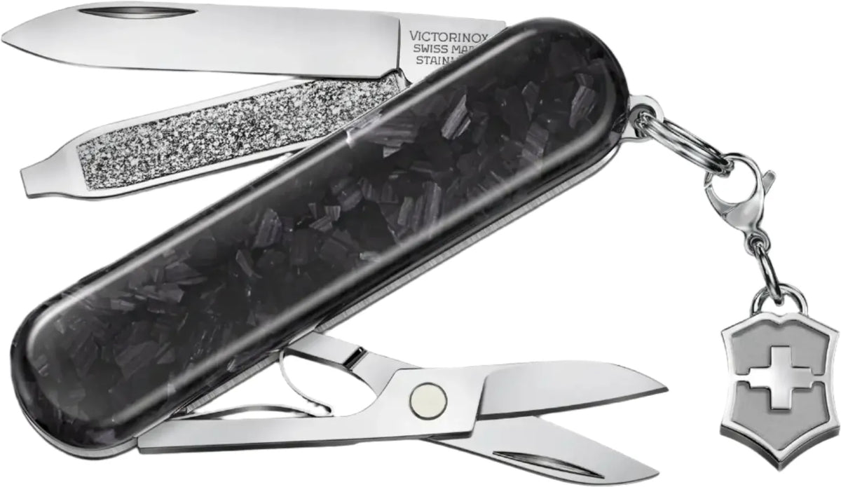 Victorinox - Classic SD Brilliant Carbon Swiss Army Knife - 0.6221.90