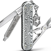Victorinox - Classic SD Brilliant Damast Swiss Army Knife - 0.6221.34