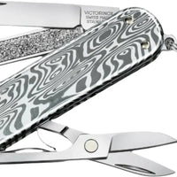 Victorinox - Classic SD Brilliant Damast Swiss Army Knife - 0.6221.34