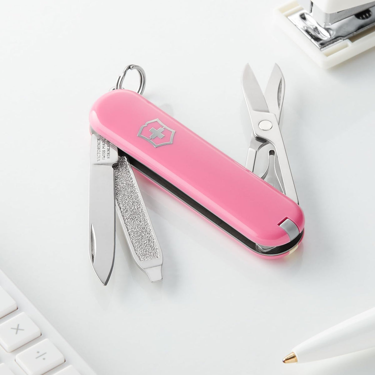 Victorinox - Classic SD Cherry Blossom Pink Small Pocket Knife, Box Packing - 0.6223.51-X5