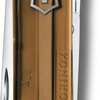 Victorinox - Classic SD Chocolate Fudge Brown Translucent Swiss Army Knife, CC Box Packing - 0.6223.T55G