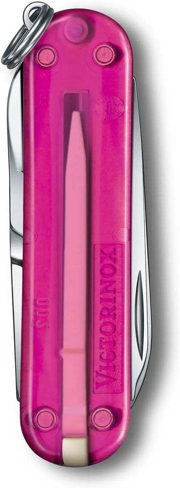 Victorinox - Classic SD Cupcake Dream Pink Translucent Swiss Army Knife, CC Box Packing - 0.6223.T5G