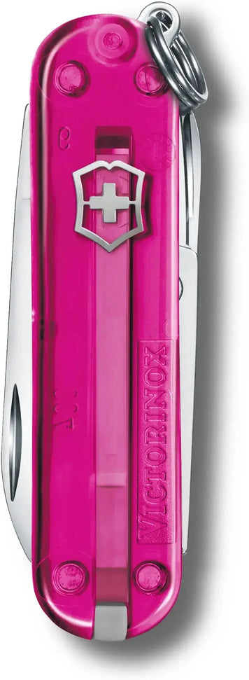 Victorinox - Classic SD Cupcake Dream Pink Translucent Swiss Army Knife, CC Box Packing - 0.6223.T5G