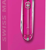 Victorinox - Classic SD Cupcake Dream Pink Translucent Swiss Army Knife, CC Box Packing - 0.6223.T5G