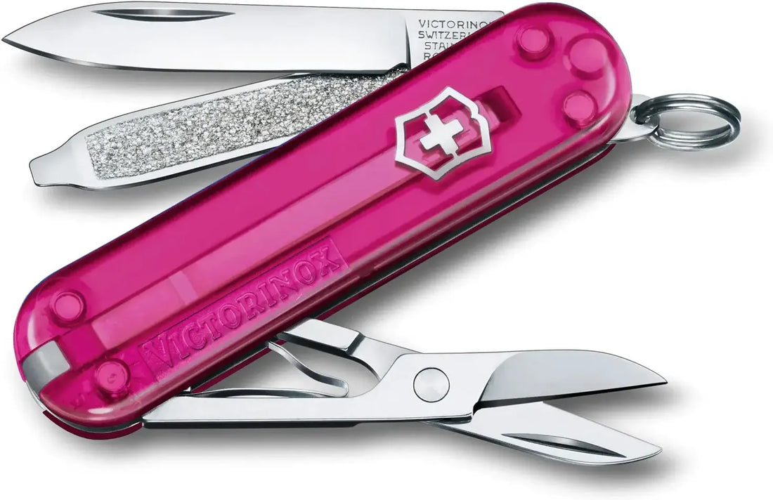 Victorinox - Classic SD Cupcake Dream Pink Translucent Swiss Army Knife, CC Box Packing - 0.6223.T5G