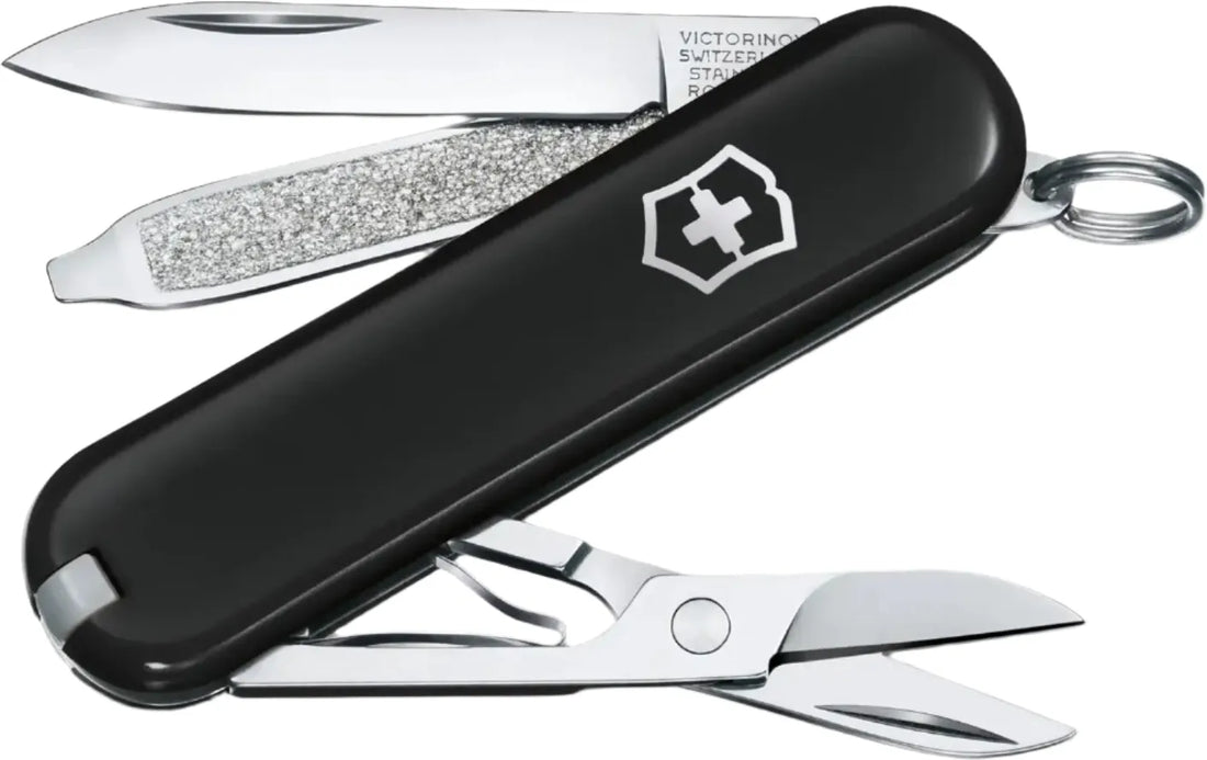 Victorinox - Classic SD Dark Illusion Black Small Pocket Knife, CC Box Packing - 0.6223.3G