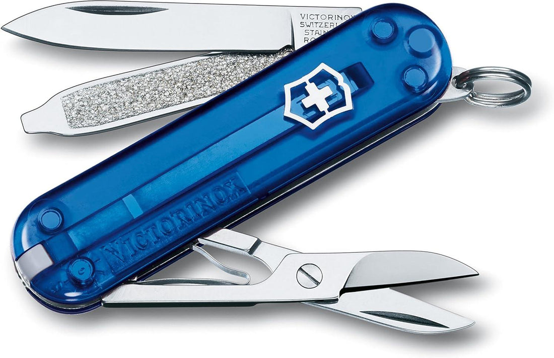 Victorinox - Classic SD Deep Ocean Sapphire Small Pocket Knife, Blister Packing - 0.6223.T2B1-X1