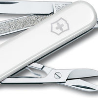 Victorinox - Classic SD Falling Snow White Small Pocket Knife, CC Box Packing - 0.6223.7G