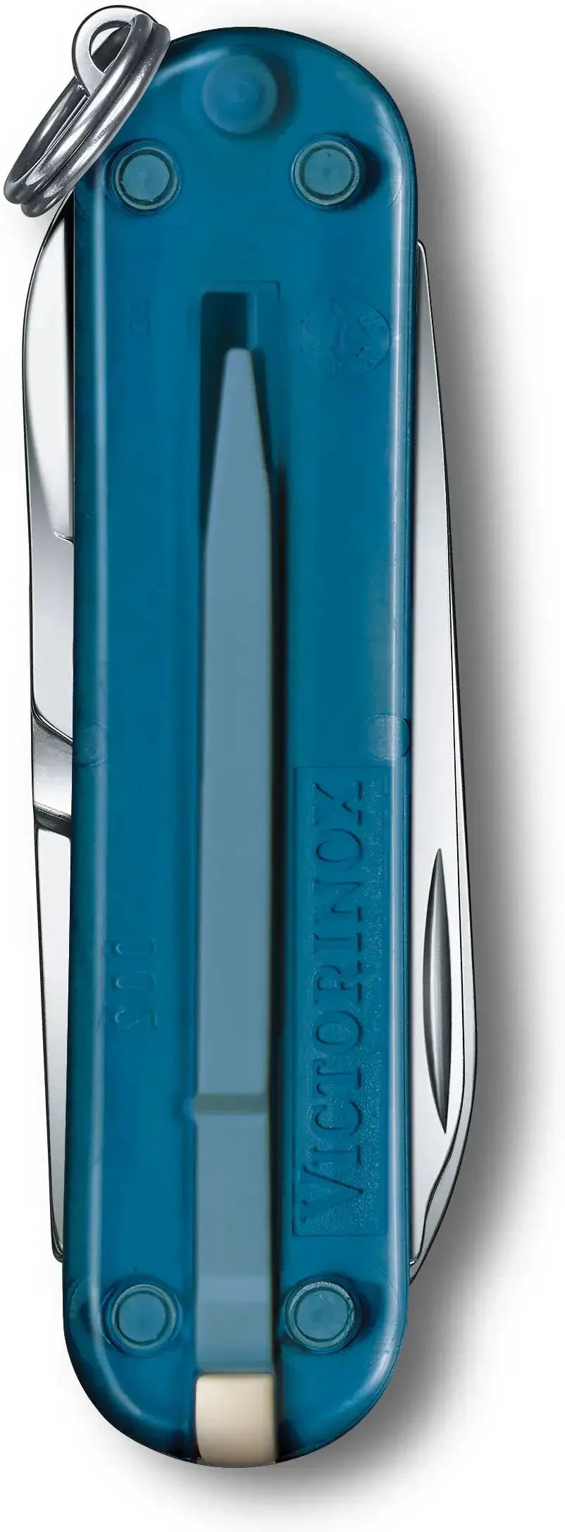 Victorinox - Classic SD Sky High Blue Translucent Swiss Army Knife, CC Box Packing - 0.6223.T61G