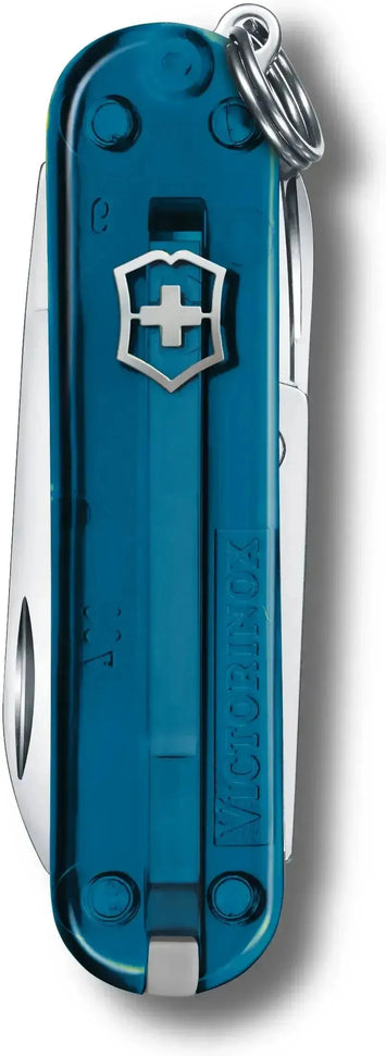 Victorinox - Classic SD Sky High Blue Translucent Swiss Army Knife, CC Box Packing - 0.6223.T61G