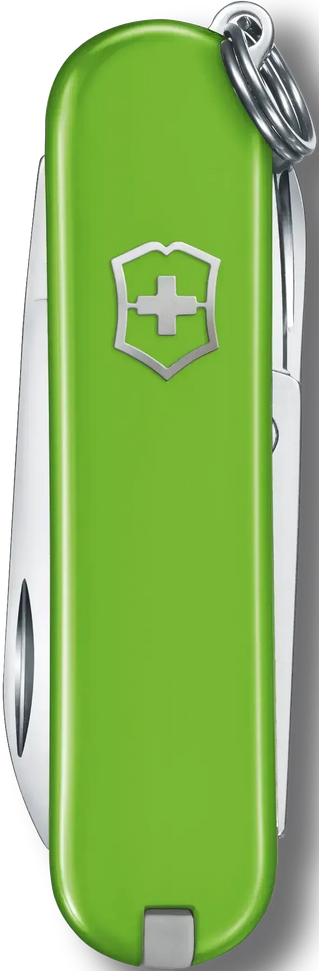 Victorinox - Classic SD Smashed Avocado Green Small Pocket Knife, Blister Packing - 0.6223.43-X1