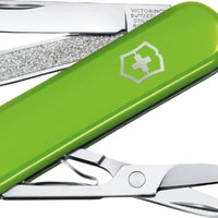 Victorinox - Classic SD Smashed Avocado Green Small Pocket Knife, Blister Packing - 0.6223.43-X1