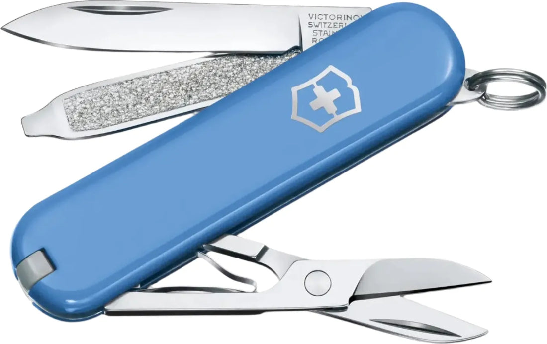 Victorinox - Classic SD Summer Rain Blue Small Pocket Knife, CC Box Packing - 0.6223.28G