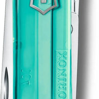 Victorinox - Classic SD Tropical Surf Blue Small Pocket Knife, CC Box Packing - 0.6223.T24G