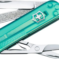 Victorinox - Classic SD Tropical Surf Blue Small Pocket Knife, CC Box Packing - 0.6223.T24G