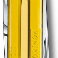 Victorinox - Classic SD Tuscan Sun Yellow Translucent Swiss Army Knife, CC Box Packing - 0.6223.T81G