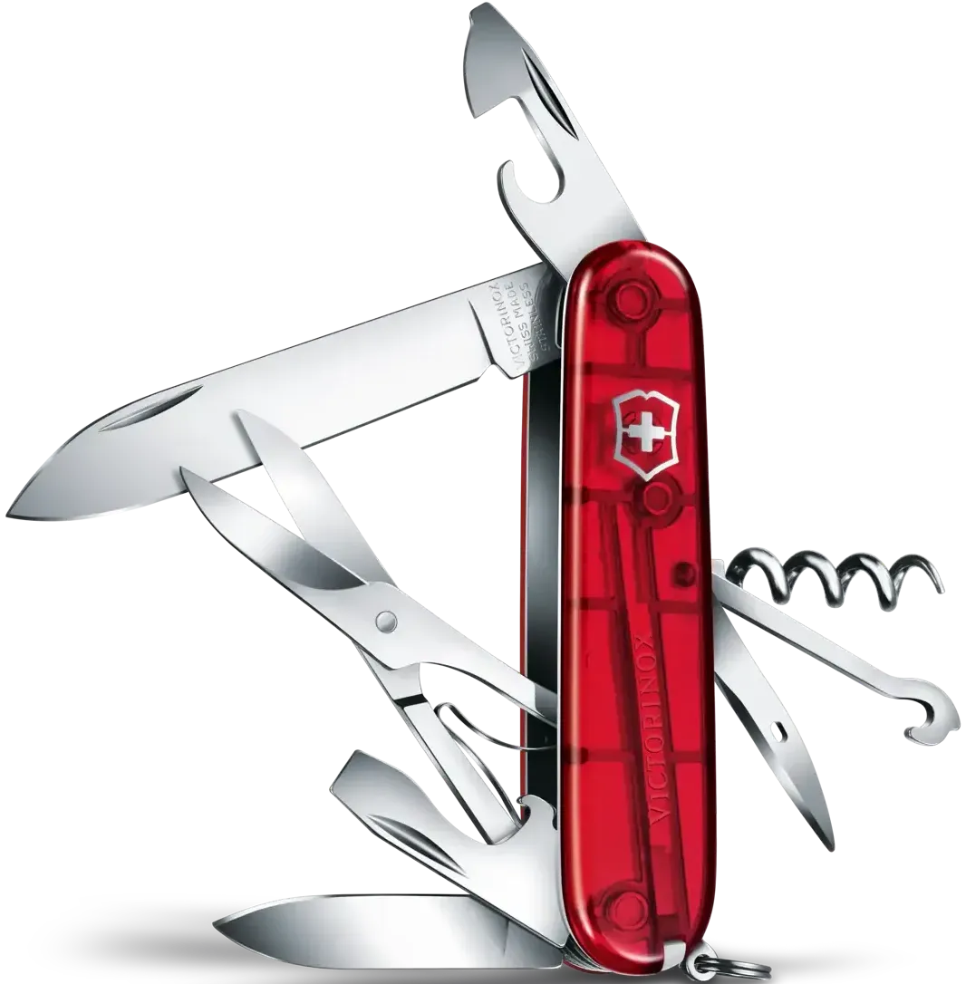 Victorinox - Climber® Ruby Swiss Army Knife, Box Packing - 1.3703.T