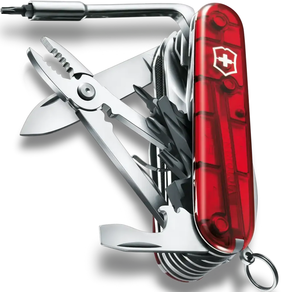 Victorinox - Cyber Tool L Ruby Swiss Army Knife - 1.7775.T