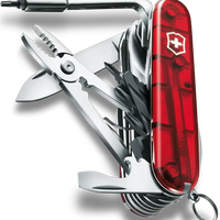 Victorinox - Cyber Tool L Ruby Swiss Army Knife - 1.7775.T
