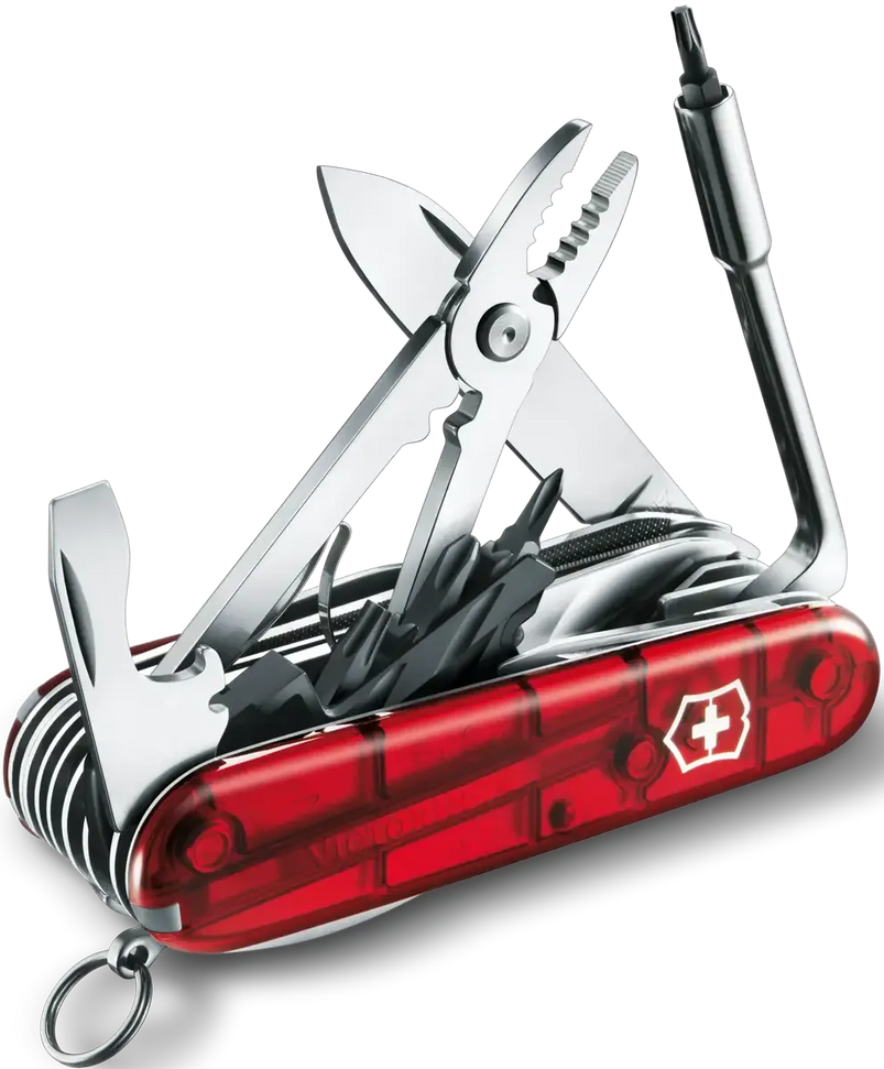 Victorinox - Cyber Tool L Ruby Swiss Army Knife - 1.7775.T