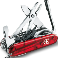 Victorinox - Cyber Tool L Ruby Swiss Army Knife - 1.7775.T
