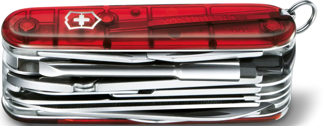 Victorinox - Cyber Tool L Ruby Swiss Army Knife - 1.7775.T