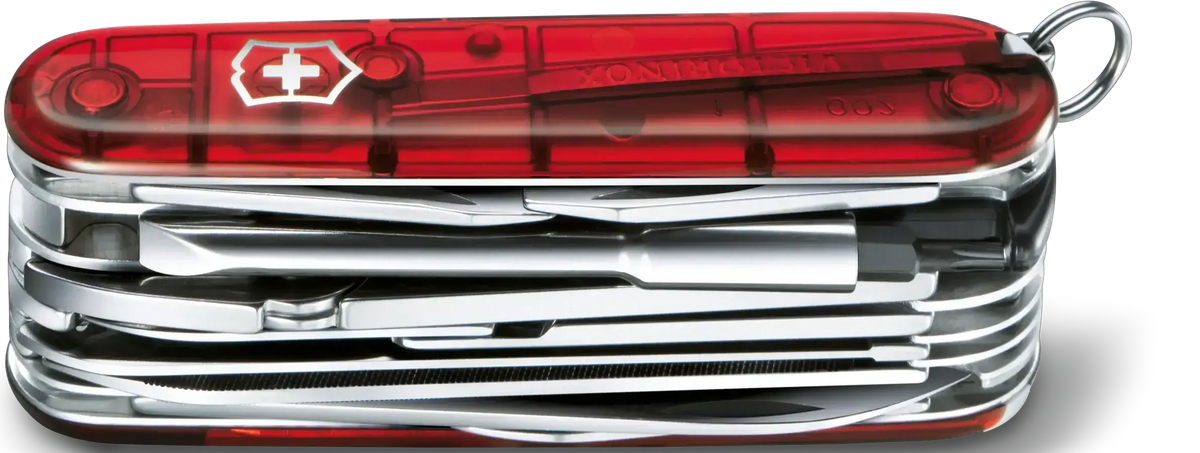 Victorinox - Cyber Tool L Ruby Swiss Army Knife - 1.7775.T