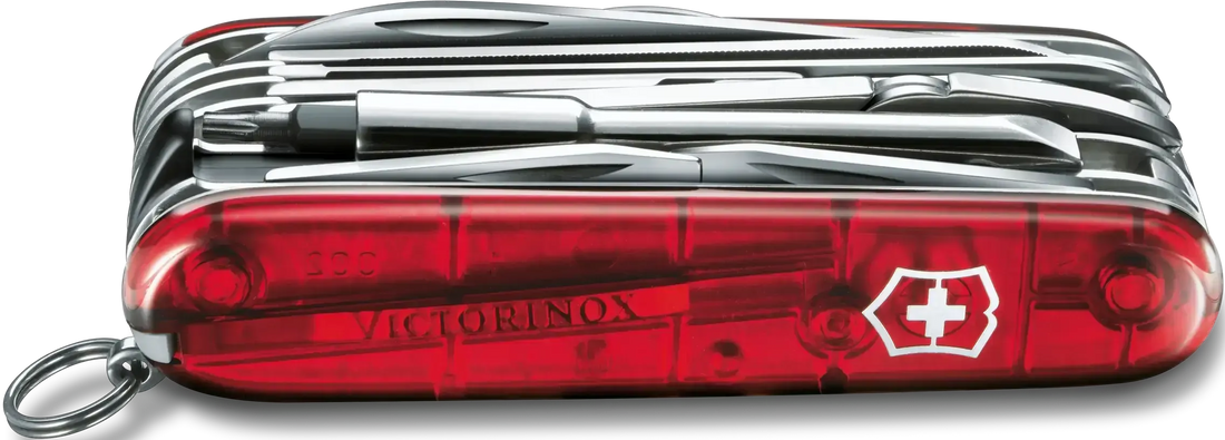 Victorinox - Cyber Tool L Ruby Swiss Army Knife - 1.7775.T