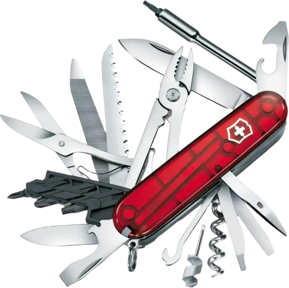 Victorinox - Cyber Tool L Ruby Swiss Army Knife - 1.7775.T