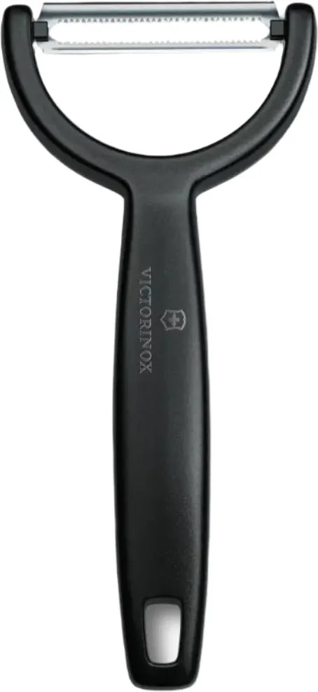 Victorinox - Double-edge Serrated Black YPSO Peeler - 6.0963.3
