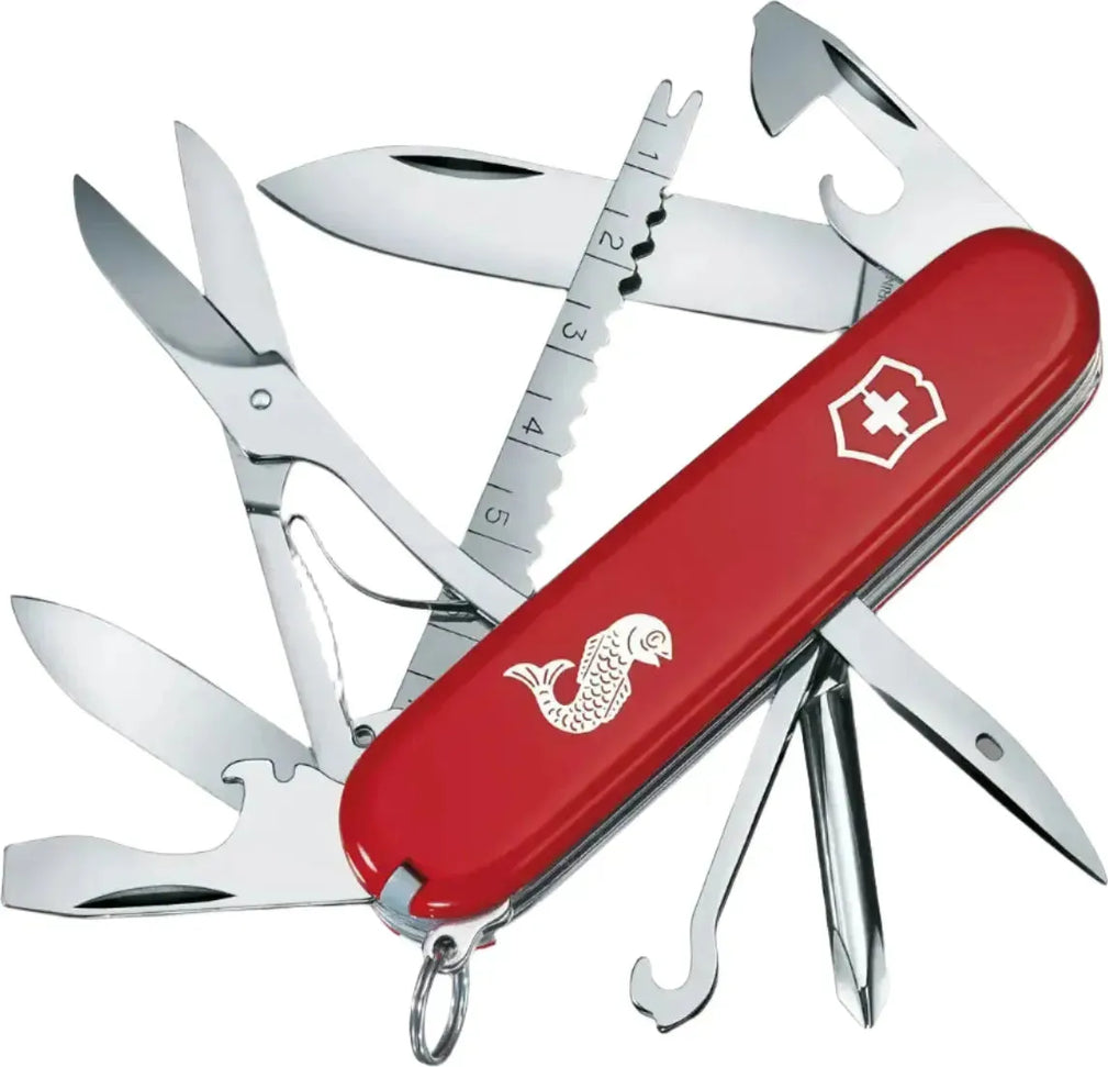 Victorinox - Fisherman Red Swiss Army Knife, Box Packing - 1.4733.72