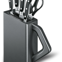 Victorinox - Grand Maître Black Cutlery Block 6 Pieces Set - 7.7243.6